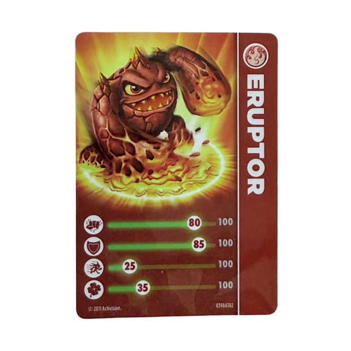 Eruptor (Series 1) (Stat Card) - for just $1! 