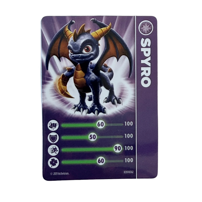 Spyro (Series 1) (Stat Card) - for just $0.50! 