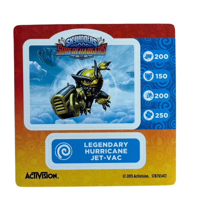 Jet-Vac (Hurricane, Legendary) (Sticker Sheet) - for just $2! 