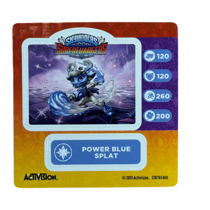 Splat (Power Blue) (Sticker Sheet) - for just $4! 
