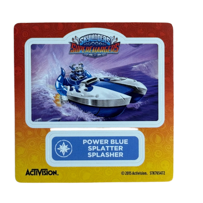 Splatter Splasher (Power Blue) (Sticker Sheet) - for just $4! 