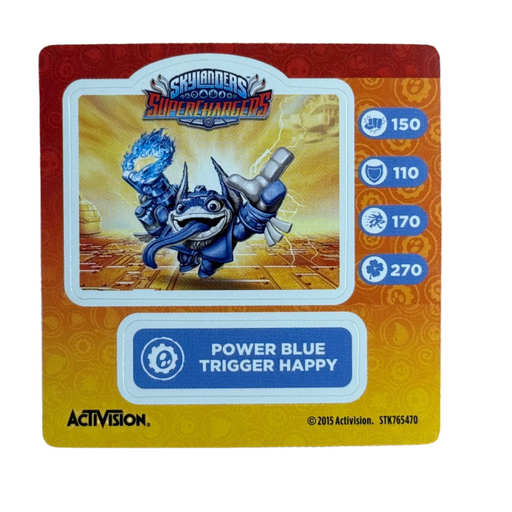 Trigger Happy (Double Dare, Power Blue) (Sticker Sheet) - for just $8! 