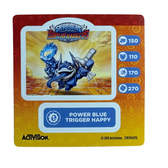Trigger Happy (Double Dare, Power Blue) (Sticker Sheet) - for just $8! 