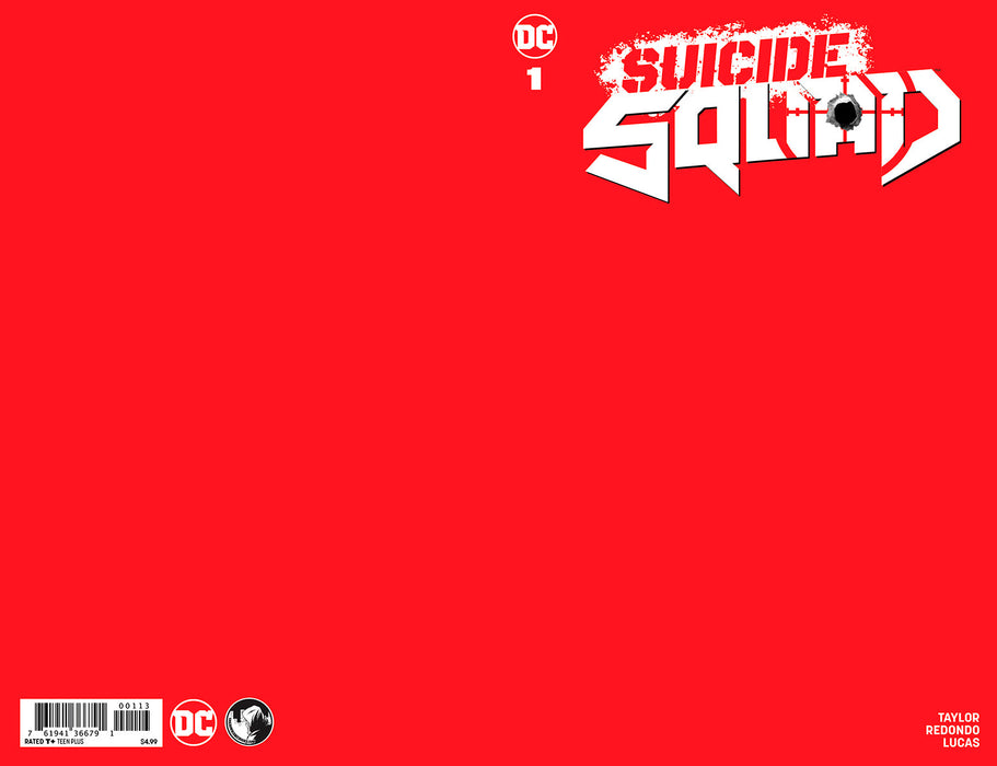 Suicide Squad #1 Unknown Comics Red Blank Exclusive Var (12/18/2019) - for just $20! 