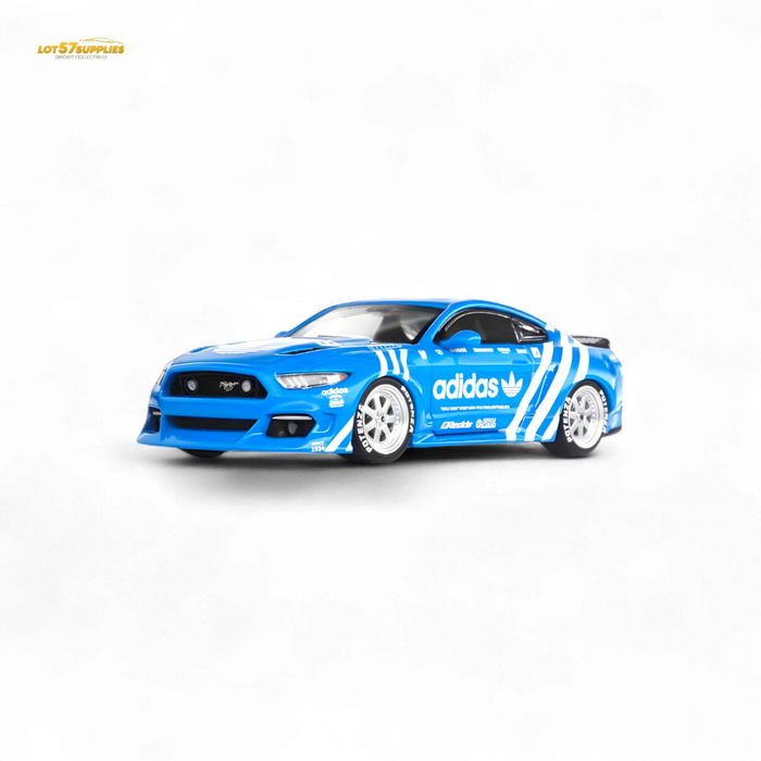 Liberty64 Ford Mustang GT Widebody Modified - A d i d a s Clover 1:64 - for just $39.99! 