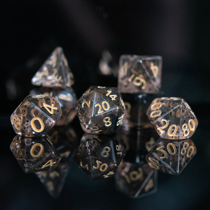 Static Noise Acrylic Dice Set - Just $9.99! Shop now at Retro Gaming of Denver