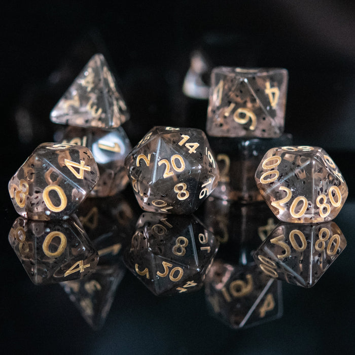 Static Noise Acrylic Dice Set - Just $9.99! Shop now at Retro Gaming of Denver