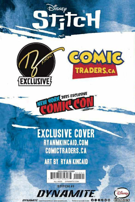 Stitch #1 - NYCC 2025 Exclusive Ryan Kincaid Variant (10/21/25) - for just $20! 