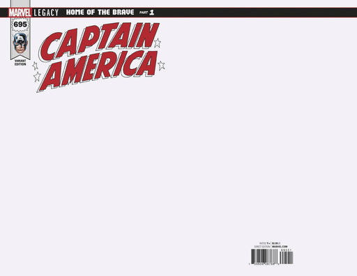 CAPTAIN AMERICA #695 BLANK VAR LEG 11/1/2017 - for just $3.99! 