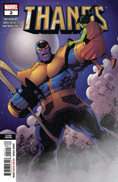 THANOS #2 (OF 6) 2ND PTG OLIVETTI VAR (07/03/2019) - for just $3.39! 