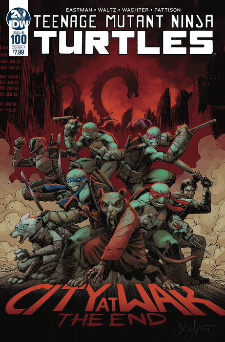 TMNT ONGOING #100 CVR A WACHTER (NOTE PRICE) (12/11/2019) - for just $7.99! 