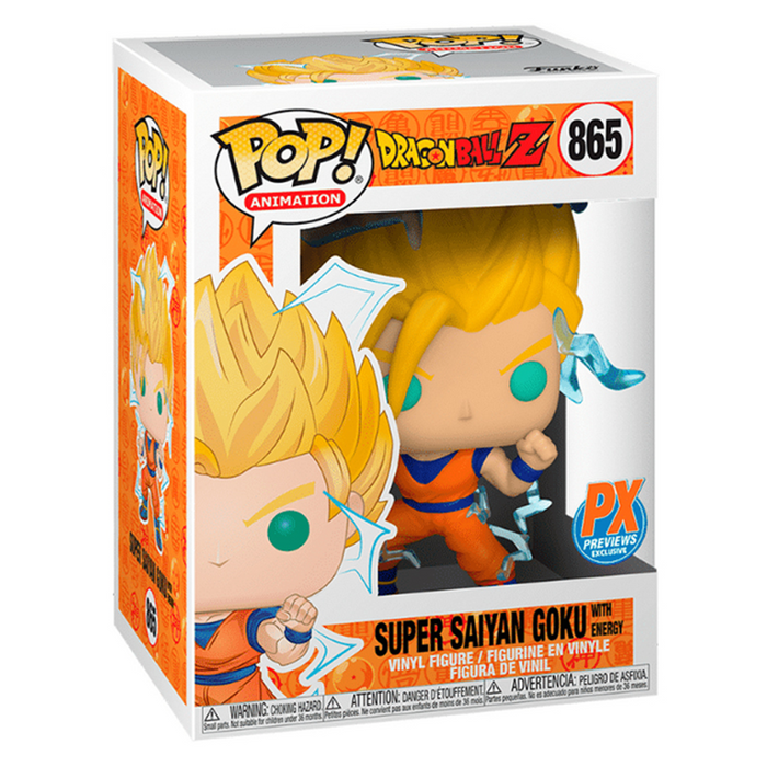 Funko POP! Dragon Ball Z - Super Saiyan Goku (With Energy) Vinyl Figure #865 Preview Exclusives (PX) [READ DESCRIPTION] - for just $14.99! 