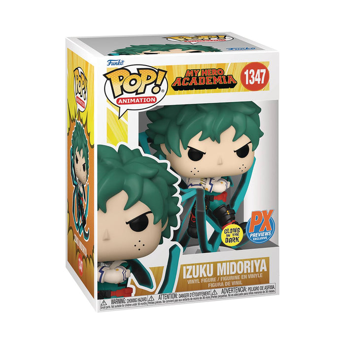 Funko POP! My Hero Academia - Deku (Black Whip) (Glow in the Dark) #1347 - Previews Exclusive (PX) - for just $14.99! 