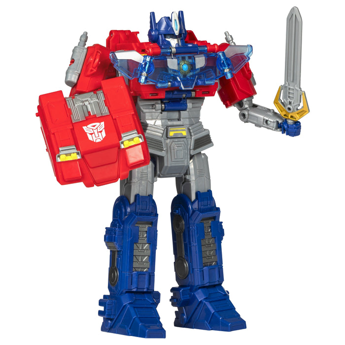 Transformers One Movie Power Flip Optimus Prime (Orion Pax) Converting Action Figure, 4 Modes, 10-inch Interactive Electronic Toy, Lights & Sounds, 6+ - for just $59.99! 