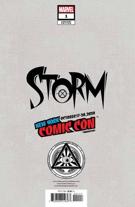 [Foil] Storm #1 Unknown Comics David Nakayama Exclusive Virgin Nycc 2024 Var (10/23/2024) - for just $20! 