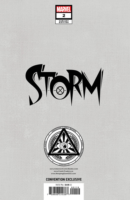 [FOIL] STORM #2 UNKNOWN COMICS NATHAN SZERDY EXCLUSIVE VIRGIN CONVENTION VAR (11/20/2024) - for just $40! 