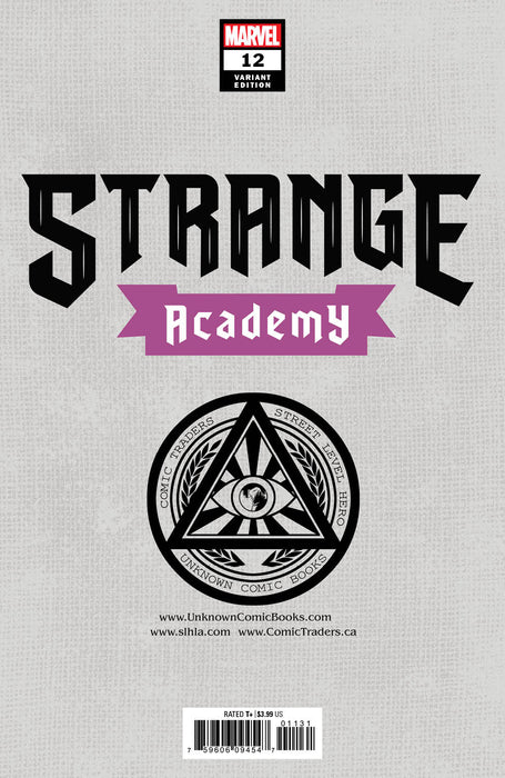 Strange Academy #12 Unknown Comics Miguel Mercado Exclusive Vogue Var (08/25/2021) - for just $10! 