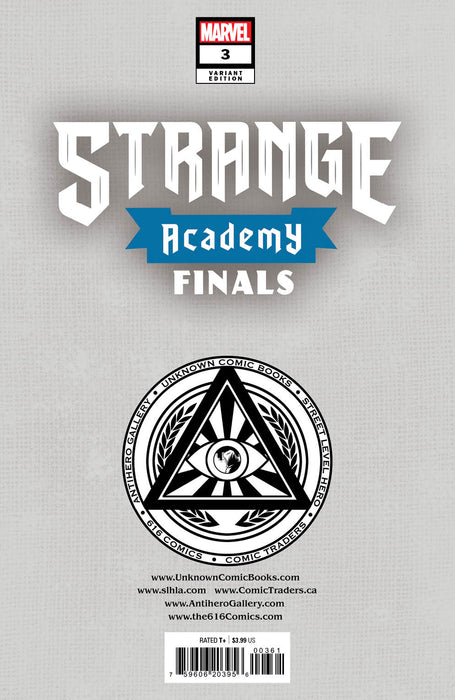 Strange Academy: Finals #3 Unknown Comics Sabine Rich Exclusive Var (12/28/2022) - for just $10! 