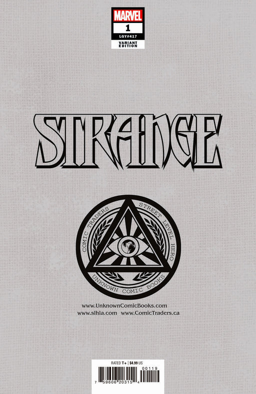 Strange 1 Unknown Comics Sabine Rich Exclusive Var (03/02/2022) - for just $10! 