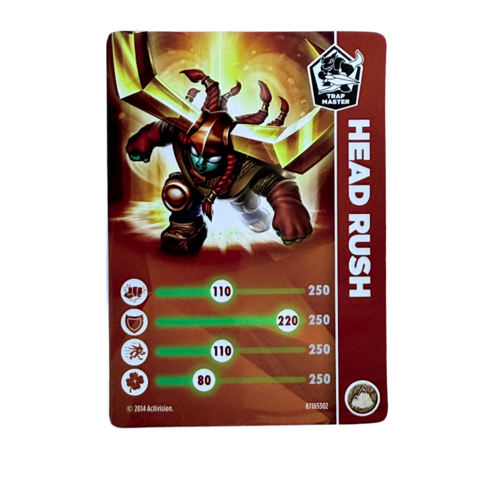 Head Rush (Stat Card) - for just $1! 