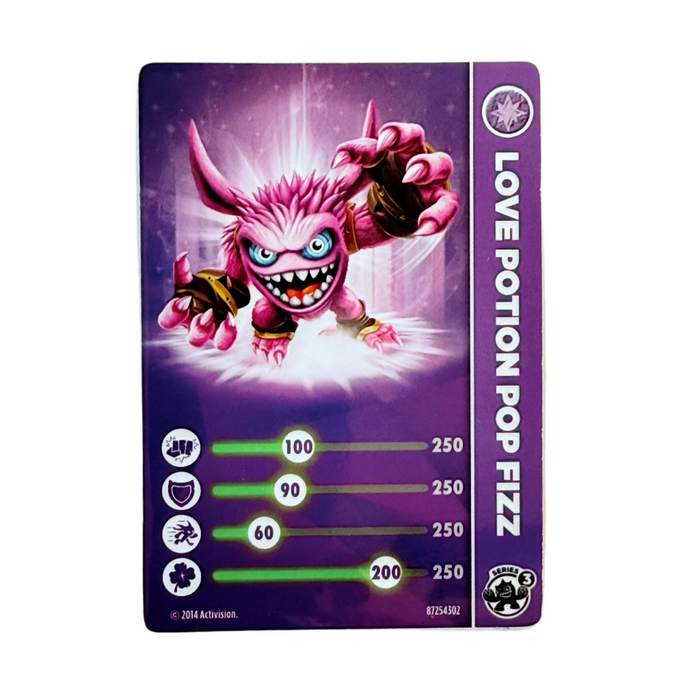 Pop Fizz (Love Potion) (Stat Card) - for just $2! 
