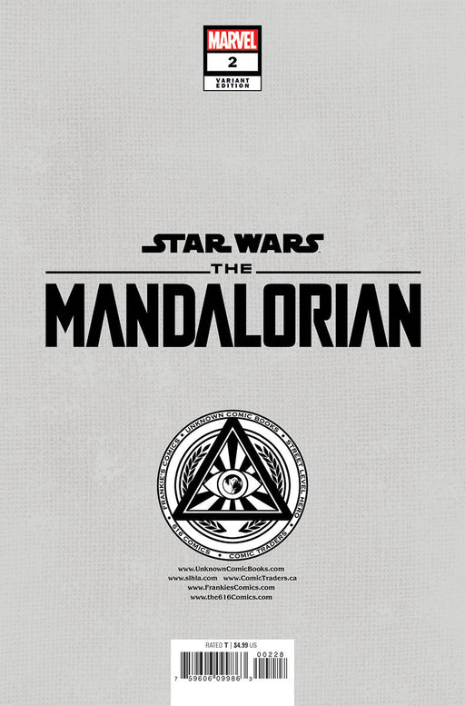 Star Wars: The Mandalorian #2 Unknown Comics Todd Nauck Exclusive Var (08/17/2022) - for just $10! 