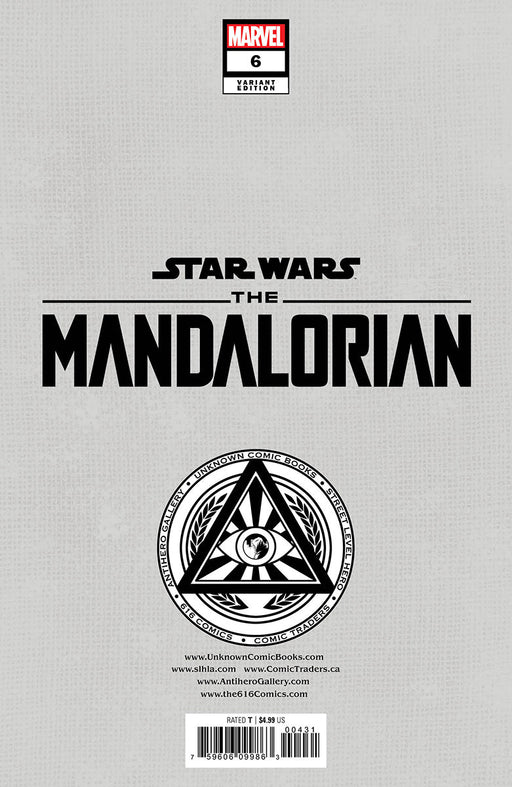 Star Wars: The Mandalorian #6 Unknown Comics Rickie Yagawa Exclusive Var (12/14/2022) - for just $10! 