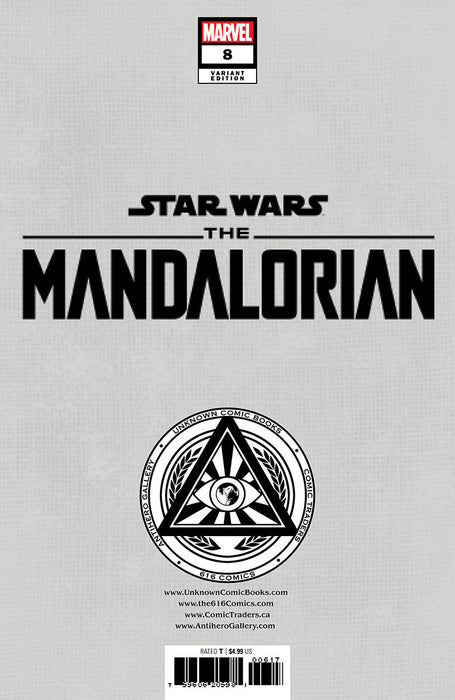 [Signed by David Nakayama] STAR WARS: THE MANDALORIAN SEASON 2 #8 UNKNOWN COMICS DAVID NAKAYAMA EXCLUSIVE VAR - for just $25! 