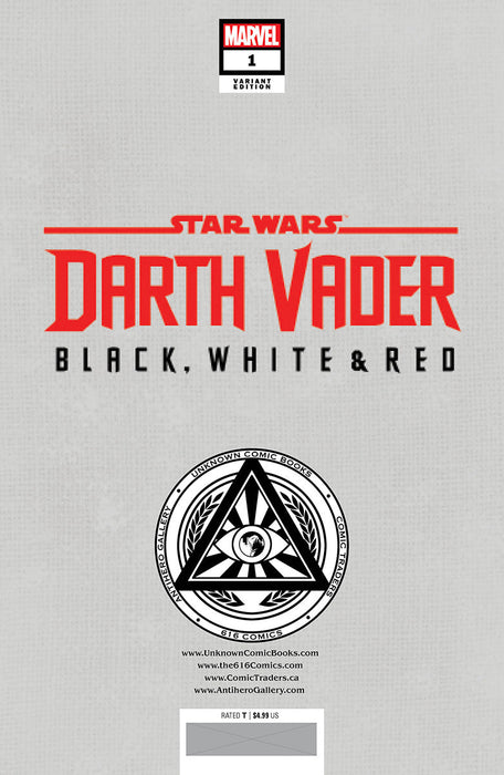 Star Wars: Darth Vader - Black, White & Red #1 Unknown Comics Kaare Andrews Exclusive Var (04/26/2023) - for just $10! 