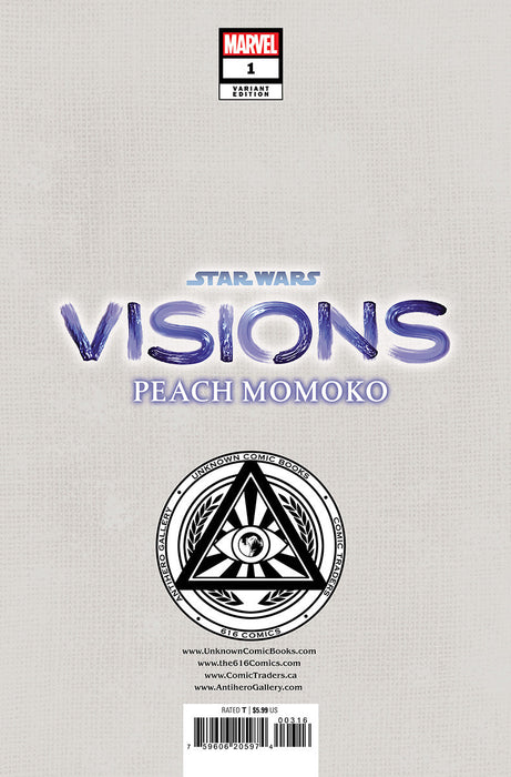 Star Wars: Visions - Peach Momoko #1 Unknown Comics Rickie Yagawa Exclusive Virgin Var (11/15/2023) - for just $20! 