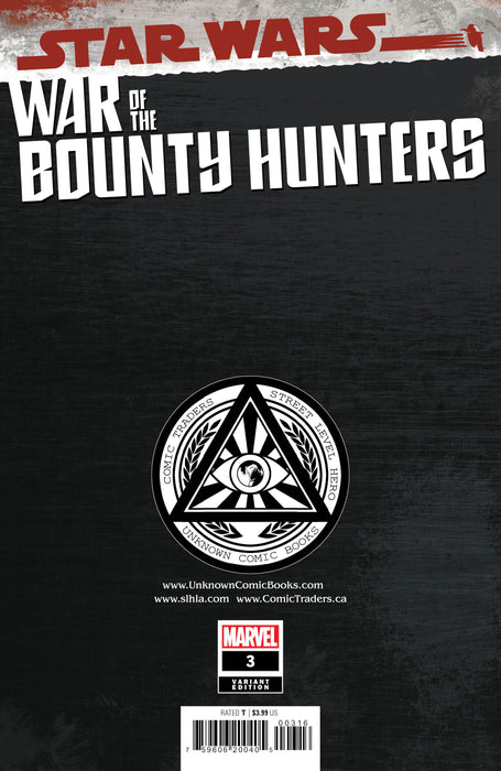 Star Wars War Bounty Hunters #3 (Of 5) Unknown Comics Tyler Kirkham Exclusive Var (08/18/2021) - for just $10! 