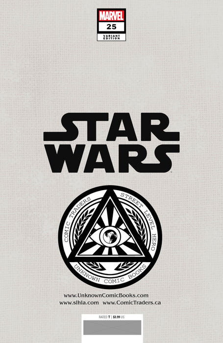 Star Wars #25 Unknown Comics Luke Ross Exclusive Virgin Var (07/20/2022) - for just $10! 