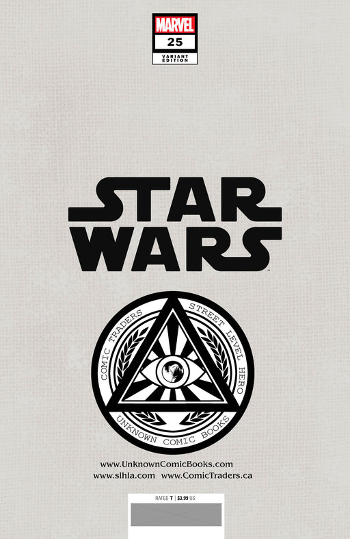 Star Wars #25 Unknown Comics Luke Ross Exclusive Virgin Var (07/20/2022) - for just $10! 