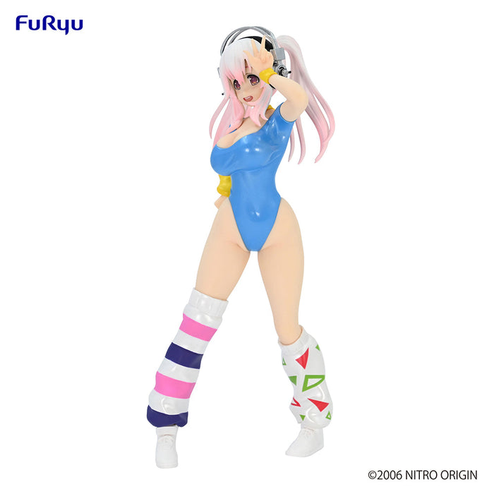 Super Sonico - Super Sonico 80's Blue Outfit Figure - for just $29.99! 
