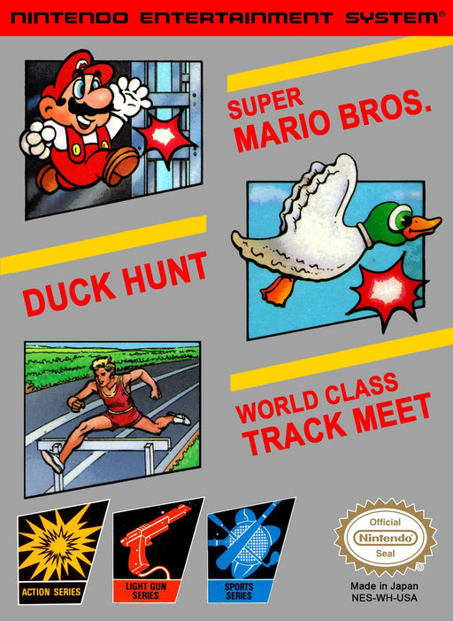 Super Mario Bros./Duck Hunt/World Class Track Meet (Nintendo NES) - for just $0! 