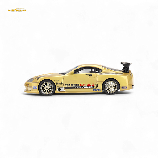 Mini-GT Toyota Supra (A80) Top Secret GT-300 Top Secret Gold 1:64 MGT00961 - for just $19.99! 