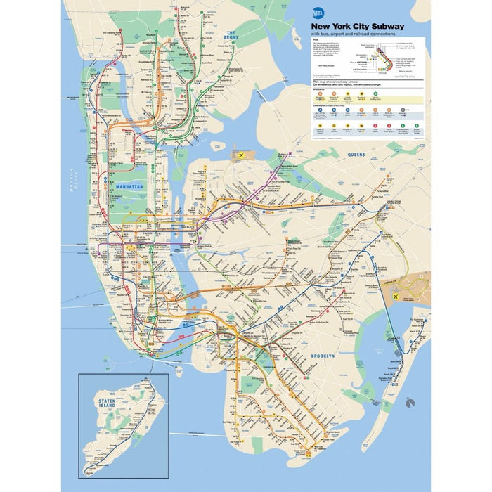 New York Subway Map - Just $23! Shop now at Retro Gaming of Denver