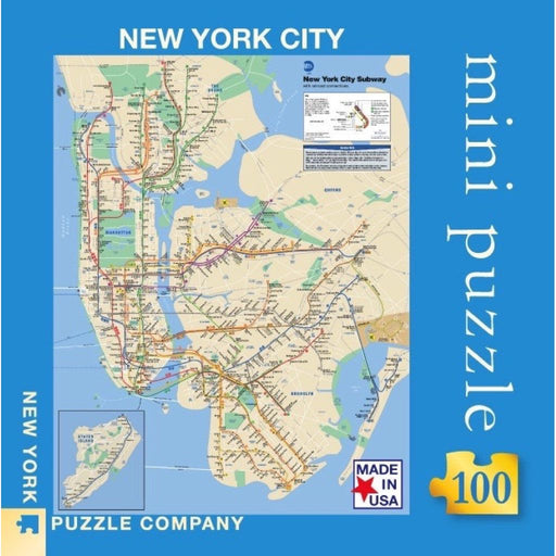 New York Subway Map Mini - Just $12! Shop now at Retro Gaming of Denver