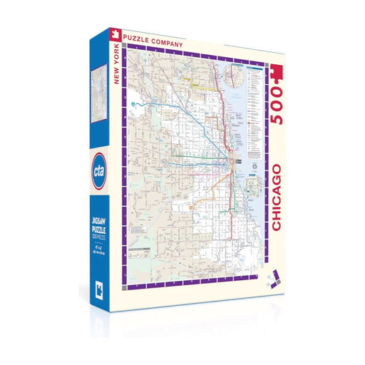 Chicago Transit Map - Premium Puzzle - Just $23! Shop now at Retro Gaming of Denver