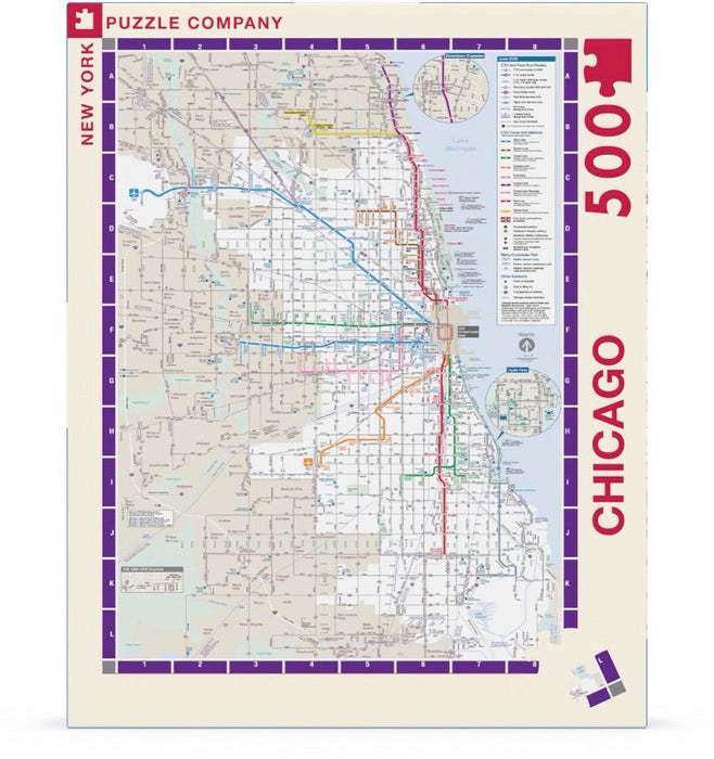 Chicago Transit Map - Just $23! Shop now at Retro Gaming of Denver