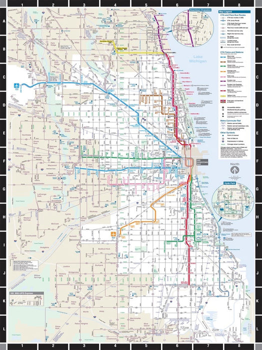 Chicago Transit Map - Just $23! Shop now at Retro Gaming of Denver