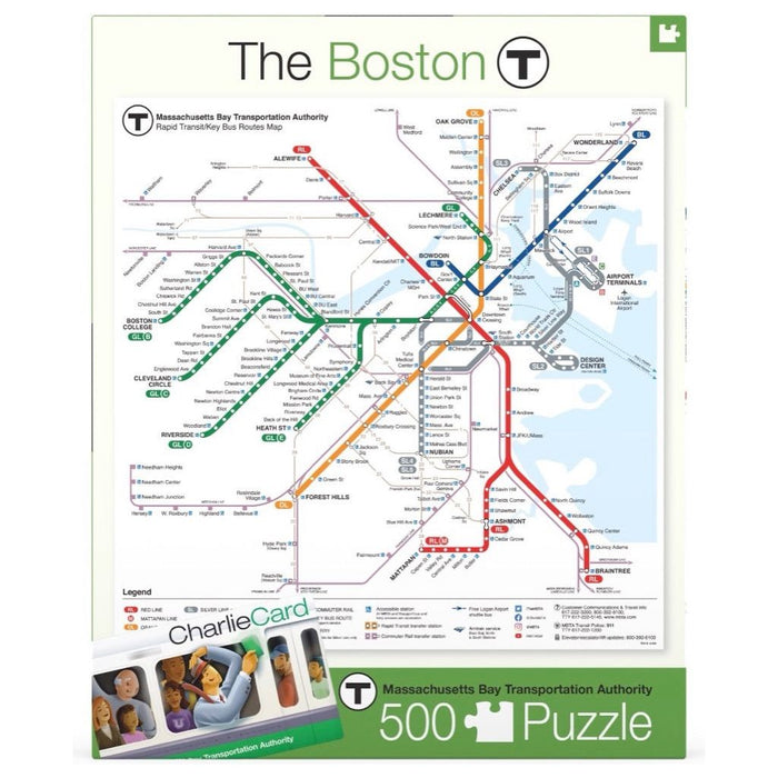 Boston T Map - Just $23! Shop now at Retro Gaming of Denver