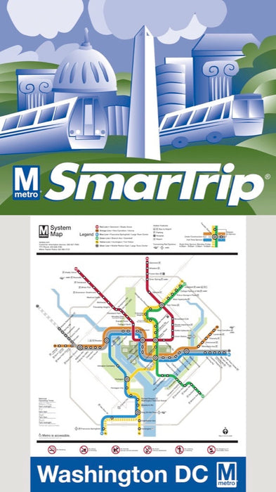 DC Metro Map Mini - Just $12! Shop now at Retro Gaming of Denver