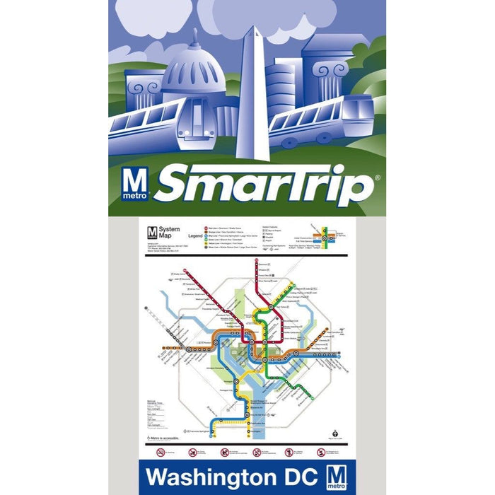 DC Metro Map Mini - Just $12! Shop now at Retro Gaming of Denver