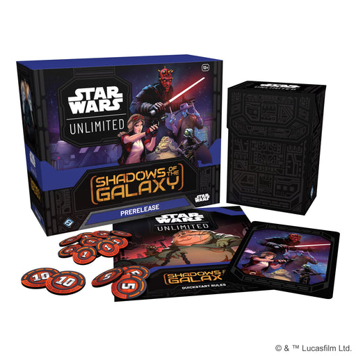 Star Wars: Unlimited - Shadows of the Galaxy Prerelease Kit - for just $29.99! 