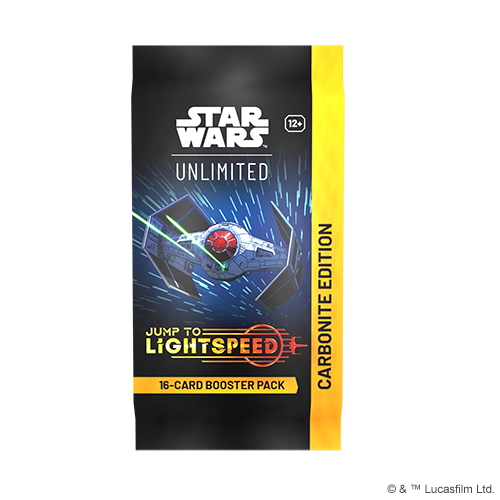 Star Wars: Unlimited - Jump to Lightspeed Carbonite Booster Pack - for just $24.99! 