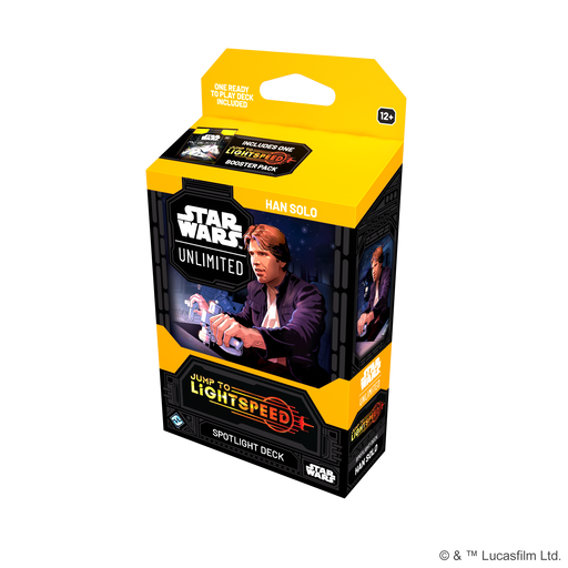 Star Wars: Unlimited - Jump to Lightspeed Spotlight Deck - Han Solo - for just $24.99! 