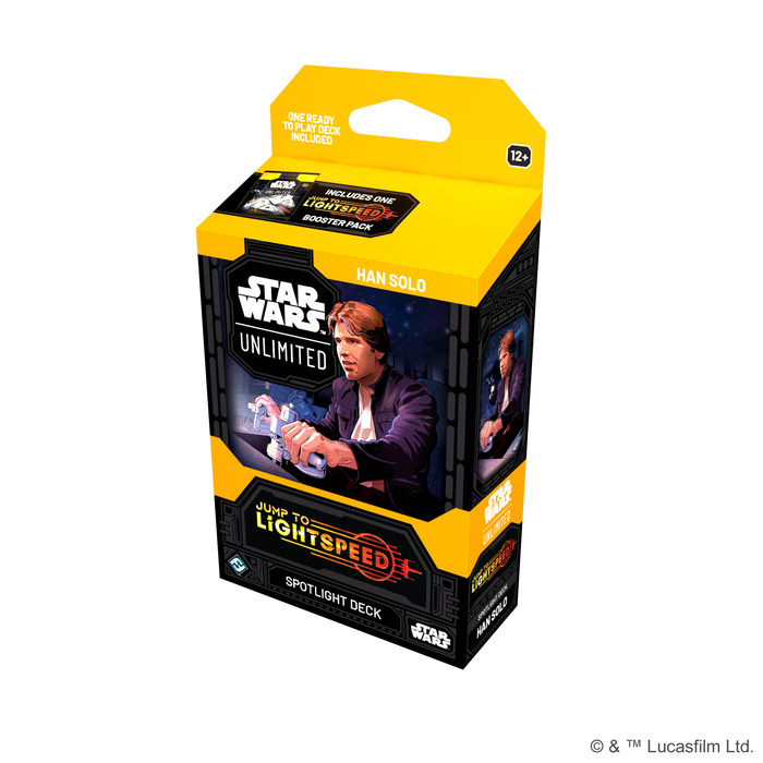 Star Wars: Unlimited - Jump to Lightspeed Spotlight Deck - Han Solo - for just $24.99! 