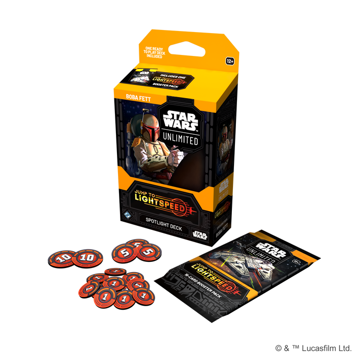 Star Wars: Unlimited - Jump to Lightspeed Spotlight Deck - Boba Fett - for just $24.99! 
