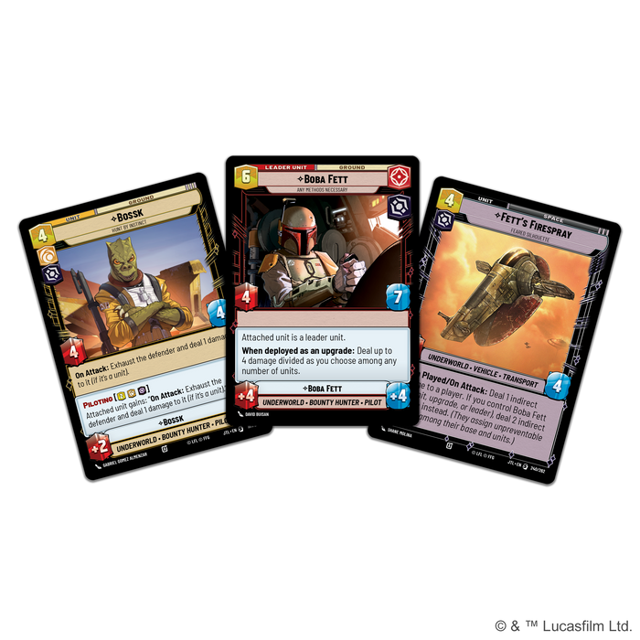 Star Wars: Unlimited - Jump to Lightspeed Spotlight Deck - Boba Fett - for just $24.99! 
